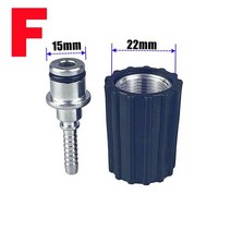 농사용 고압 세척기 호스 피팅 커넥터 Karcher K L모터or AR Daewoo Bla기계 & De기계er 수리 어댑터 소켓, 06 1 pc F