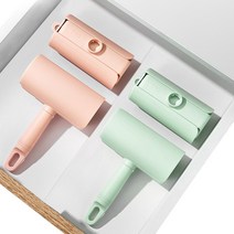 [애드크로스 홈쇼핑]스패로우하우스 사선컷팅 조립식 휴대용 테이프클리너 돌돌이+리필용 10개, 본품(SET), 민트