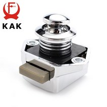 KAK-캠핑카 푸시 잠금 장치 직경 20mm RV 캐러밴 보트 모터 가정용 캐비닛 서랍 래치 버튼 가구 하드웨어 용 장치, WHITE