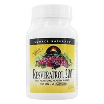 (3개) 소스내추럴스 레스베라트롤 200mg 60베지캡슐, 단품, 단품