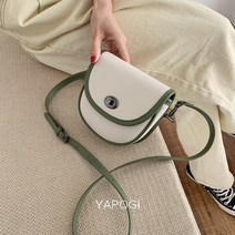 YAPOGI 메이커의 신형 가방 숄더 크로스 가방 여자 플랩 래치 가방 일본 컬러 스몰 가방 YAPOGI