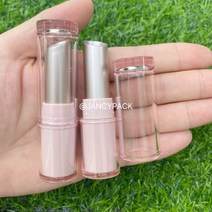 화장품 케이스 립밤 튜브 핑크 립스틱 플라스틱 액체 둥근 모양 빈 DIY, 1.10PCS - pink - 플라스틱