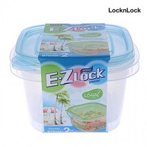 락앤락 뉴이지락 정사각 970ml 2P HLE8224