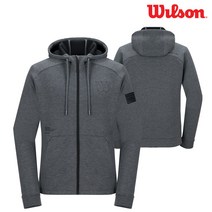 (나무) 윌슨 TPWS_5831 그레이 후드점퍼 트레이닝져지 테니스 등산 운동복 단체복