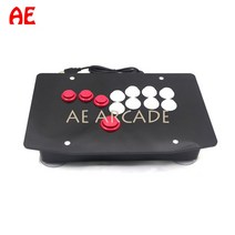 아케이드스틱 가정용 오락실 pc 조이스틱 Hitbox 스타일 아케이드 컨트롤러 버튼 정확한 제어 게임 히트박, 한개옵션1, 03 Red and White