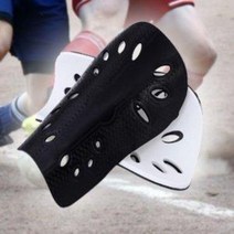 심플 축구 운동 정강이 다리 통풍 보호대 씬 가드, 블루/성인용