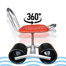 농기구 밭일 수확차 360도회전 메숴의자 고추 감자 고구마 상추, 접이식 등받이(위 아래 회전)