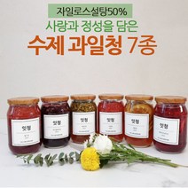 자일로스설탕50% 수제 과일청 7종 500ml, 자일로스설탕50% 레몬청