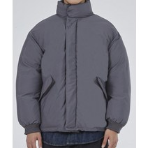 [국내 매장판] GLW [3M 신슐레이트] 투웨이 지퍼 푸퍼 숏패딩 그레이 Thinsulate two way zipper puffer short padded jacket gray