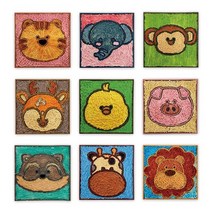 촉감놀이 미술재료 동물배우기 1인용 DIY 만들기세트 BTD_P0000KLX, 2.코끼리-아크릴 물감