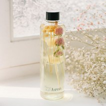 오렌지 플락스 꽃을 담은 클린 디퓨저 세트 300ml -향10종, 잉글리쉬페어 앤 프리지아