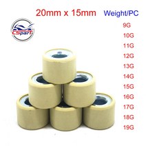 pcx150 혼다 호환 부품 20x15 9G 10G 11G 12G 13G 14G 15G 16G 17G 18G Variator Roller For CH-125 150 혼, 04 18G