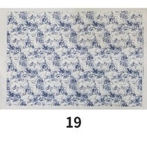 도자기전사지 전사지 제작 꽃무늬 1PC 도자기 세라믹 점토 전송 용지 Underglaze 꽃 종이 고온 Jingdezhen, 19 19