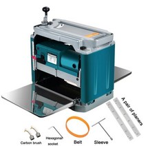 자동대패 자동 목공 대패 높이 조절 가능 단단한 목재 건설 현장 수동 DIY에 사1850W 두께, KDL-12, 01 KDL-12