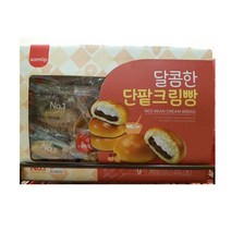 삼립 달콤한 단팥 크림빵 90g 9개, 9봉