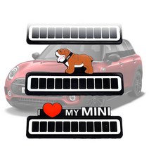 BMW 미니쿠퍼 주차번호판 MINI 자동차 야광 전화번호 알림판 차량용 불독 주차알림판, 불독 주차번호판