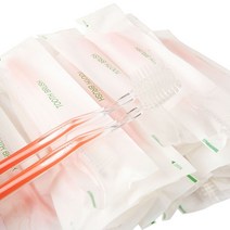 영미네 고급미세모 일회용칫솔 원터치핑크 10ea, 1개, 10개입