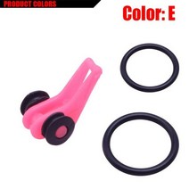 낚싯대 폴 키퍼 홀더 미끼 유지 미끼 낚싯대 걸쇠 락 래프팅 WD-117 로트당 10 개, Light Yellow