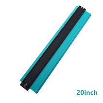 1PCS 20 인치 윤곽 게이지 복사기 플라스틱 프로파일 복사 게이지 타일 목재 마킹, 중국, 20 인치 그린