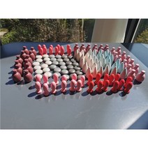 몬테소리 원목교구 가베 완구 블록 쌓기 원기둥 완구 파인애플 눈송이 컬러 발도르프 우드, mixed 144