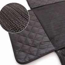 테슬라통풍시트테슬라 모델 3 Y X 용 강아지 시트 커버 애완 동물 뒷좌석 매트 나일론 방수 여행 고양이 개, 01 Black edge