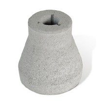 지주석 휀스스톤 10개 CSP233 구멍지름79 핀타입 주춧돌 받침대 세멘 휀스톤