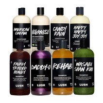러쉬 샴푸 컨디셔너 헤어케어 500g x 2개 세트 골라담기 Lush Shampoo Conditioner, 리햅 샴푸 500g, 해피해피 조이조이 컨디셔너 500g