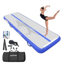 VOFiTNY 다목적 체조 에어 매트 25.4 x 8.3 x 10.2cm(10 x 3.3 x 4인치) 튼튼한 텀블링 트랙 치어 매트 가정/체육관용, 20ft 3.3ft 4inches(6m 1m 0.1m)