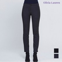 올리비아로렌 아울렛 이월 겨울 스티치 디테일 일자핏 팬츠 VOCDLVW9221