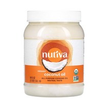 누티바 다목적 식용유 유기농 코코넛 오일 저탄고지 베이킹 1.6L