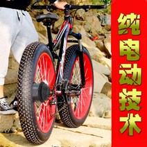 가변 속도 산악 전동 자전거 리튬 배터리 남성 여성 전기 자전거 전동 킥보드 배달 운동 패달 겸용, 48V 60km주행7