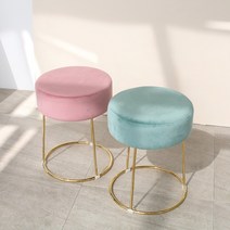 지엠퍼니처 인테리어 의자 골드 베스트 콜렉션, 01. 피콜로 스툴 PCS (핑크)