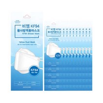 국산 비엠 황사방역용 마스크 KF94 대형 1BOX 50매