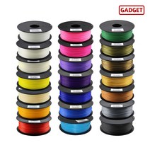 [가제트]PLA 필라멘트 3D프린터 필라멘트 1kg 3D펜 40색 1.75mm, Cyan, 일반