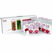 [생활9Q1] 키친락 KITCHEN LOCK 보관용기 8P SET- K2222 [W02905E]
