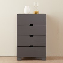 제이디퍼니처 레미발통 4단 그레이 서랍장