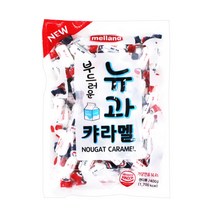 뉴과 카라멜 캔디 400g 국제사탕 대용량 멜랜드 후식, 1개