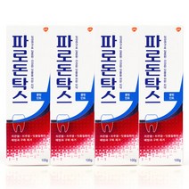 [파로돈탁스] 데일리 후로라이드 쿨링 민트 치약 100g x4개, 상세 설명 참조