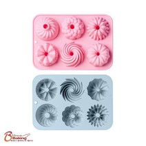 이홈베이킹 실리콘몰드 미니구겔호프틀6종다른모양 랜덤1개, 단품