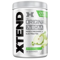 엑스텐드 오리지널 BCAA 파우더 스매시 애플 | 아미노산이 포함된 무설탕 운동 후 회복 음료 남성 및 여성을 위한 7g 30인분, 30.0인분 (1팩), 프리덤 아이스