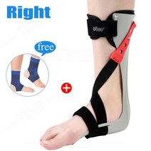 깁스신발 발목반깁스 발가락반깁스 발목보호대 의료기기아님 TIKE-새로운 AFO 드롭 풋 지원 부목 발목 보조, 02 Right_02 M