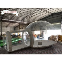 몽골게르텐트 대형 아웃도어 3m 클리어 탑 리조트 글램핑 용 투명 공기주입식 버블 캠핑 텐트 캡슐 터널, 05 공간_01 3m