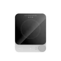 Tokit-초박형 인덕션 조리기 16mm 가정용 고출력 냄비 9 기어 전기 호브 쿡탑 스토브 2100W 초박형, [01] 라이트 그레이, [02] UK