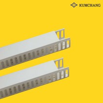 금창전기 PVC 덕트 KCWDA 60x60 아이보리 난연성 전선 DUCT 케이블 닥트 2M 커버포함