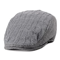 겨울 Pu 솔리드 컬러 Newsboy 모자 플랫 정점 남자와 여자 화가 Beret 117