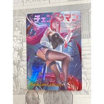 Acg 애니메이션 뷰티 싱글 카드 컬렉션 포켓몬 로노 사이버펑크 루시 원피스 우타 마키마 피규어 장난감 선물, 05Color flash
