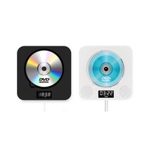 KECAG CD/DVD 플레이어/블루투스/리모컨/MP3/듀얼스피커/TV연결가능, 블랙, 컬러