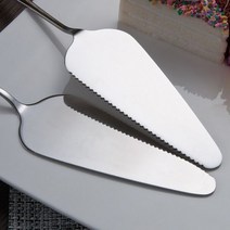 3 유형 스테인레스 스틸 톱니 모양의 가장자리 케이크 서버 블레이드 커터 삽 주방 베이킹 과자 주걱 파이 피자 서버 케이크 커터, 유형 2