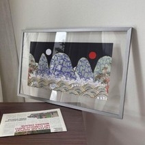 투명액자58CmX38Cm 일월오봉도.꾸밈, 골드브라운