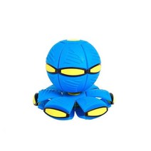 짐볼 보수볼 토닝볼 하프 토구 땅콩 플라잉 ufo flat throw disc ball with toy kid 야외 정원 축구 게임 throw ufo disc balls pit, 1-조명 없음